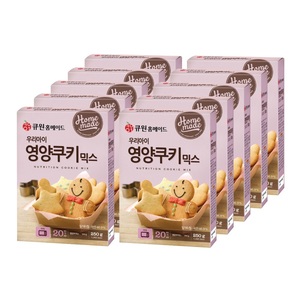 (박스특가/10개입) 큐원 영양쿠키 믹스 한박스 (오븐용)