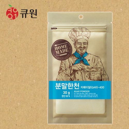 큐원 홈베이킹 분말한천 30g
