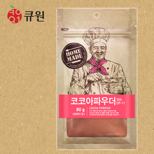 큐원 홈베이킹 코코아파우더 80g