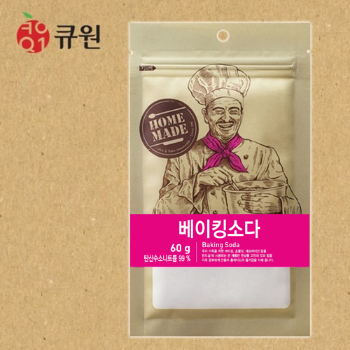 큐원 홈베이킹 베이킹소다 60g
