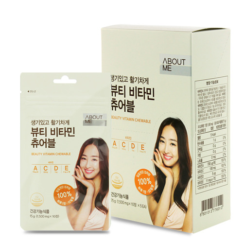 어바웃미 뷰티 비타민 츄어블 15g