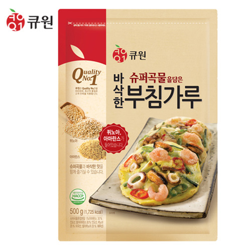 큐원 바삭한부침가루500g
