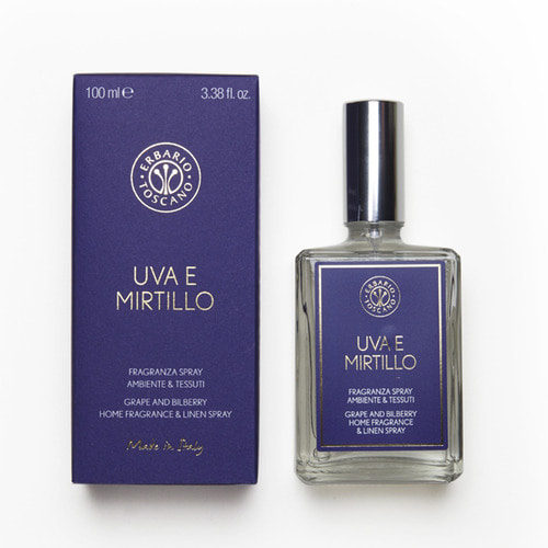 에르바리오 토스카노 홈 프래그런스 스프레이 그레이프앤빌베리 100ml