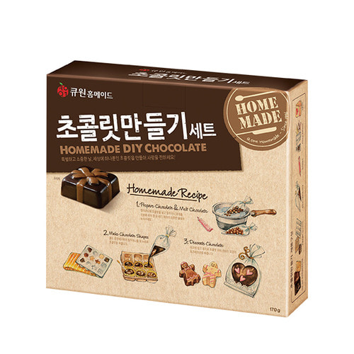 큐원 초콜릿만들기 세트 170g