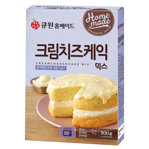 큐원  크림치즈케익믹스 300g (전자레인지용)