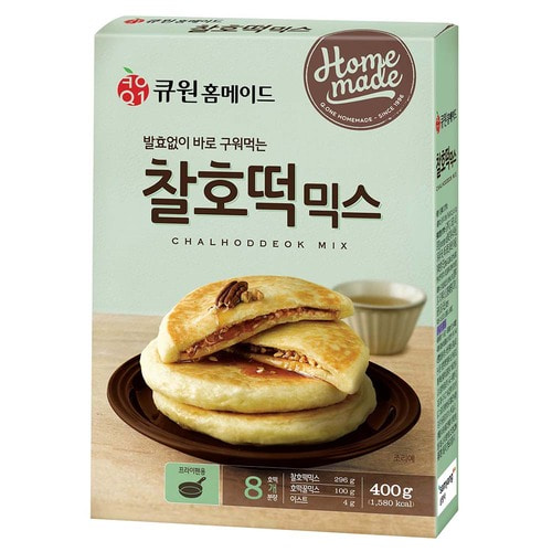 (박스특가/10개입)큐원 찰호떡믹스 한박스/프라이팬용