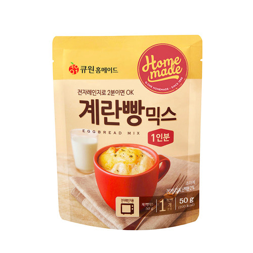 큐원 계란빵믹스 50g (전자레인지용)