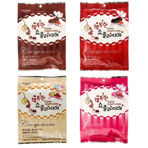 행복한 쇼콜라띠에 코인 초콜릿 100g