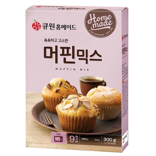 (박스특가/10개입) 큐원 머핀믹스 한박스 (오븐용)
