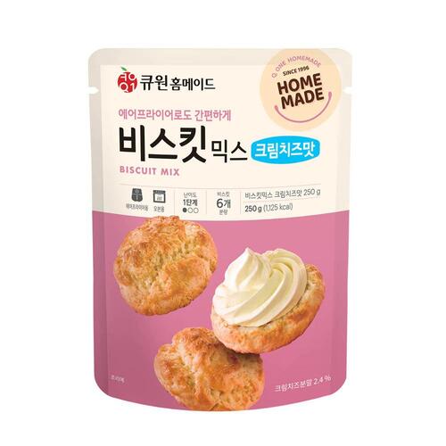 큐원 비스킷 믹스 크림치즈맛 250g (오븐/에어프라이어)